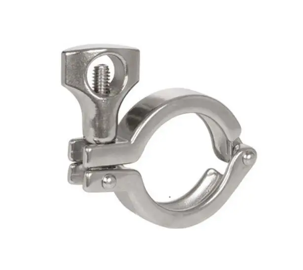 Бесплатная доставка 2 &quotСанитарно нержавеющей стали Tri зажим подходит 64 мм OD