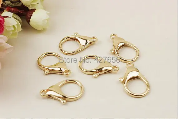 Застежки-карабины большого размера серебристого/бронзового/черного/золотистого