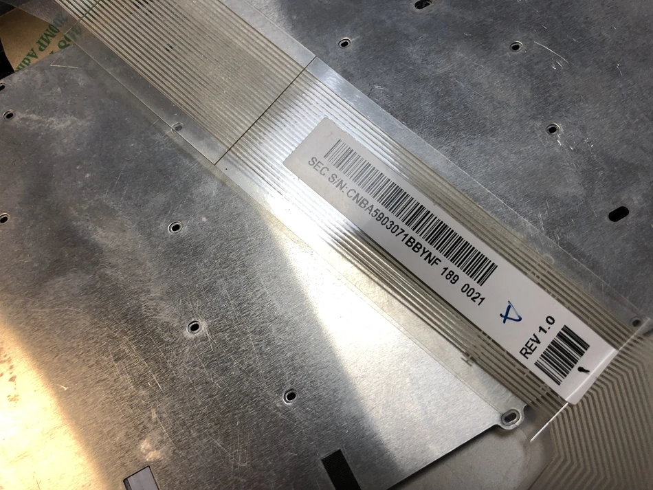 Клавиатура для ноутбука с французской подсветкой Samsung RF712 RF710 RF711 RF730 черная BA59 03071B