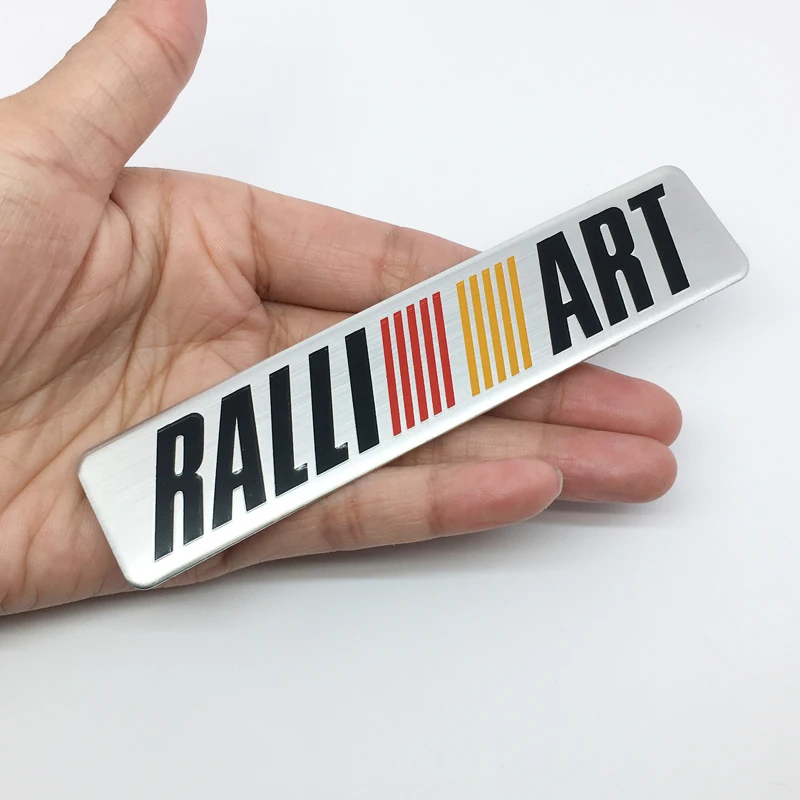 ANTINIYA RALLIART Car Aluminum Sticker Decal Emblem Accessories For mitsubishi lancer asx outlander pajero galant | Автомобили и