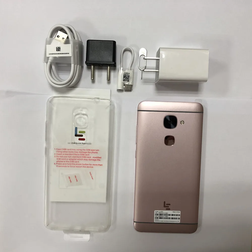 5," Letv LeEco Le 2X520 Мобильный телефон Snapdragon 652 Восьмиядерный мобильный телефон 3 Гб 64 Гб 1920x1080 16 Мп Android отпечаток пальца