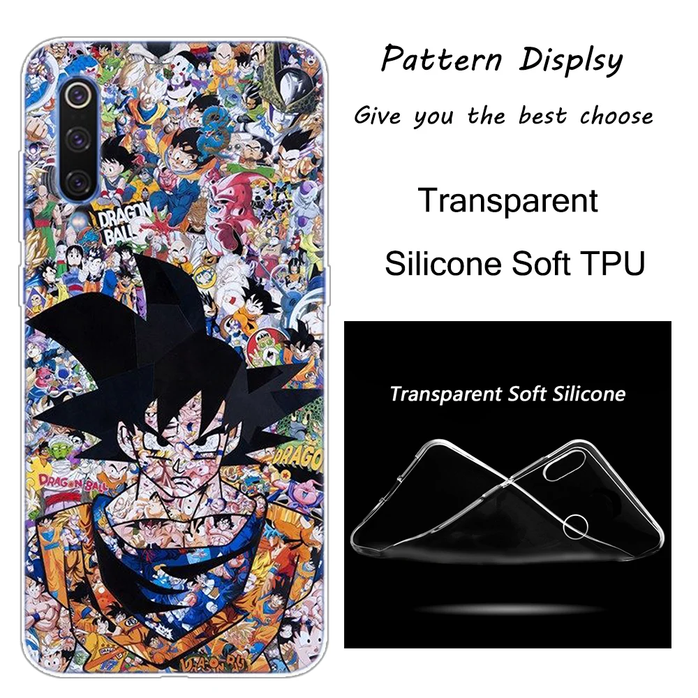 012 Dragon Ball Z Goku Ultra чехол для Xiaomi Pocophone F1 9T 9 9SE 8 A2 Lite A1 A2 Mix3 Redmi K20 7A Note 4 4X5 6 7 Pro S2 - Цвет: 012