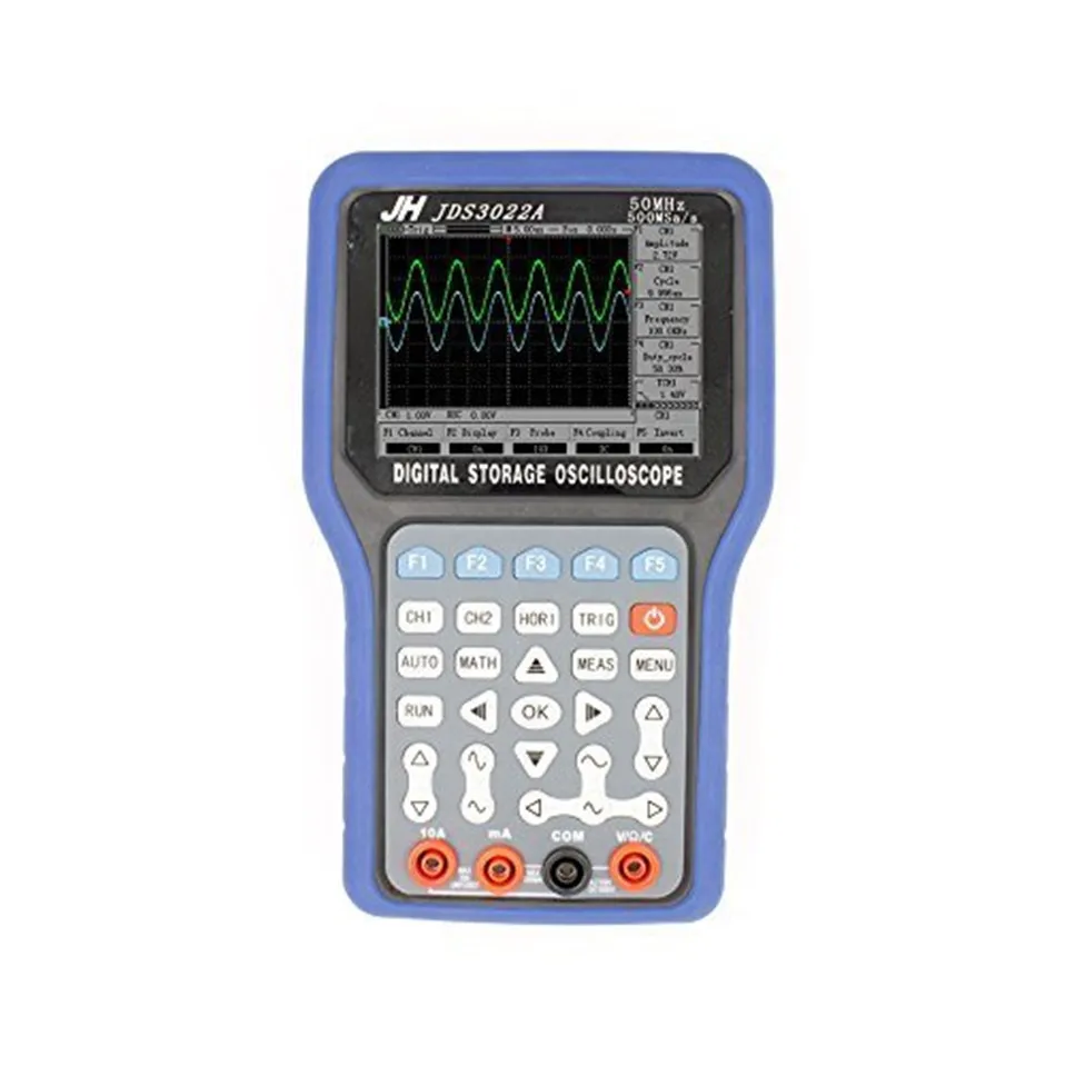 JinHan JDS3022A Series Портативный цифровой осциллограф и мультиметр 30 МГц двухканальный