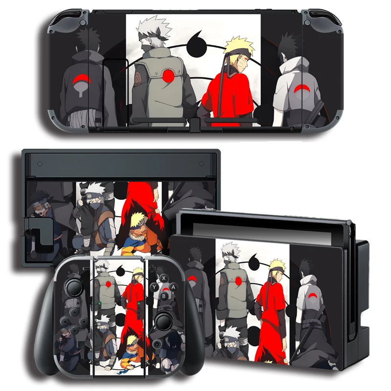 Виниловая наклейка на обложку, наклейка на кожу, стикеры Naruto, переключатель Naruto, переключатель для игровой консоли NS+ наклейка на контроллер, наклейка на обложку