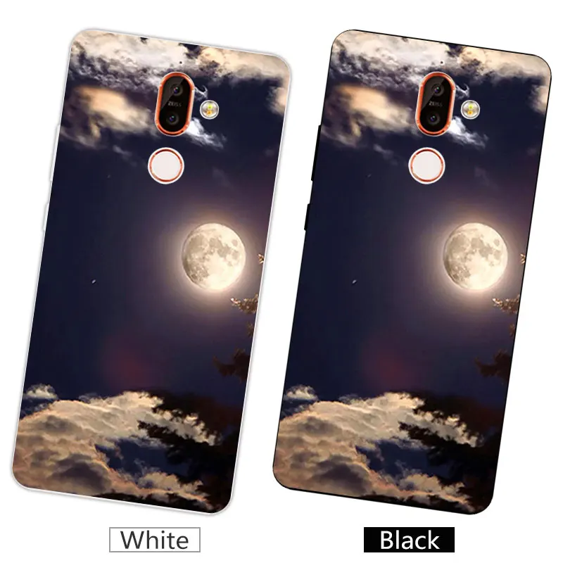 Для Nokia 7 Plus мягкий прозрачный ТПУ чехол с Фламинго 6 0 "для Nokia7 + защитный