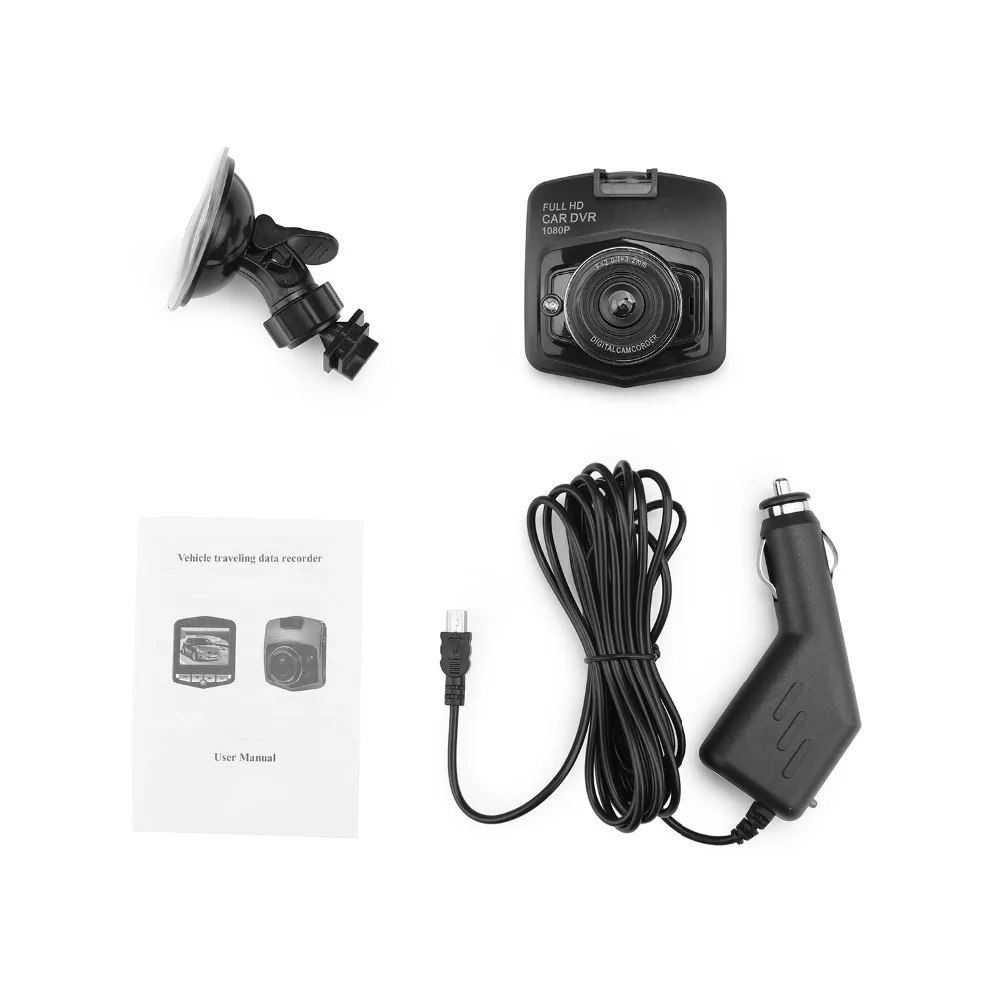 2 4 &quotFull HD 1080P Автомобильный видеорегистратор автомобильная камера черный|dash cam|dvr