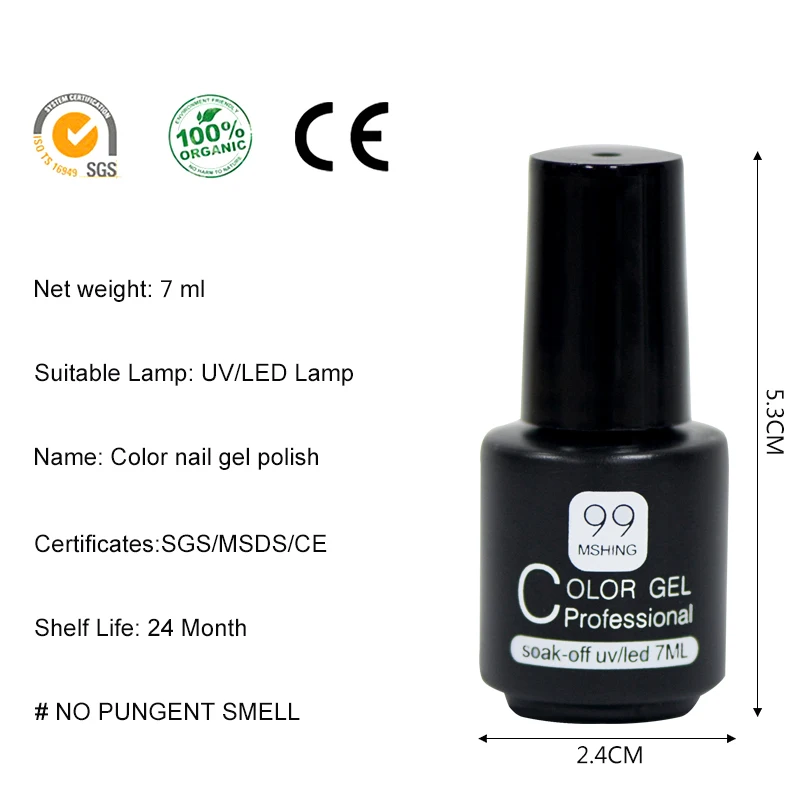 MSHING99 Гель-лак для ногтей кошачьи глаза маникюра Полупостоянный гель UV Vernis