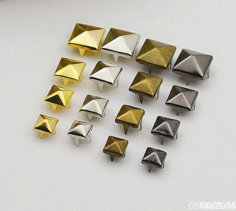 gkdijFx777HOT ON SALE!!bulk1000pcs/lot 10mm golden square rivet AIB apply to DIY accessories | Дом и сад