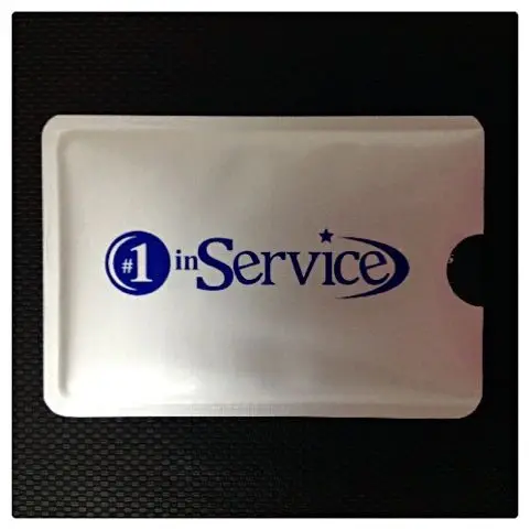 1000 pcs RFID blocker sleeve cardsheild protected ID cards Aluminium Anti Theft Credit Card shield | Дом и сад