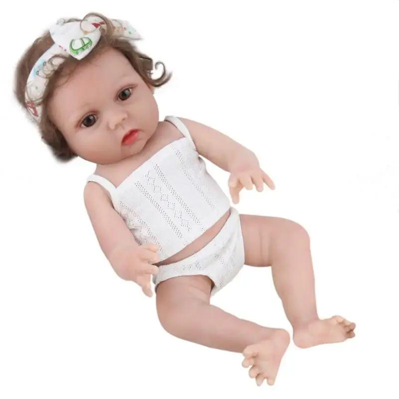 48 см Reborn Baby Doll игрушка виниловая Милая новорожденная кукла-Имитация для детей Реалистичная игрушка Playmate для младенцев сопутствующие игрушки для сна