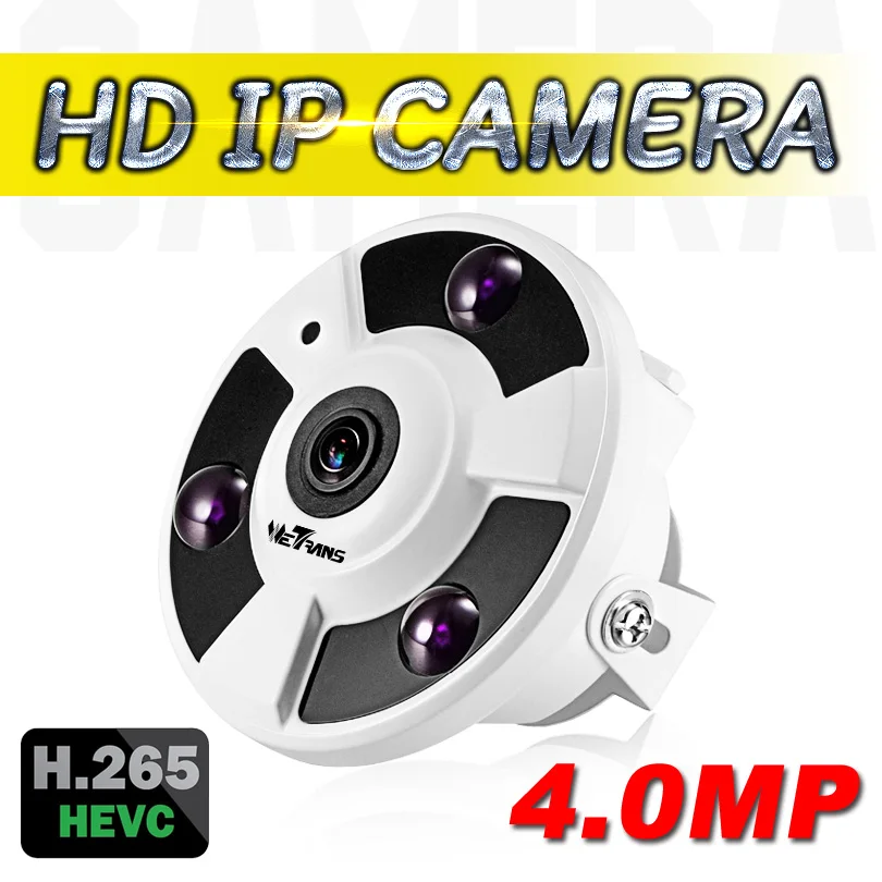Новый рыбий глаз IP Камера 4.0MP 180 градусов панорамный 1 8 мм 2 0 мегапикселя 1080P Full HD 15