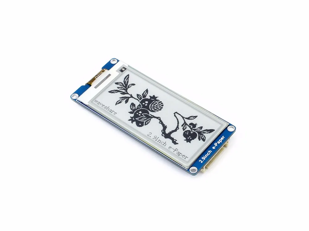 5 шт./лот 2 9 дюймовый дисплей E Ink ''e paper 296x128 два цвета дисплея: черный белый