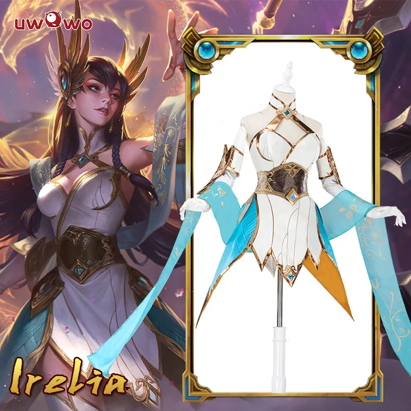 Женский парик Irelia LOL для косплея косплей костюм ирелы с Божьим мечом|Игровые
