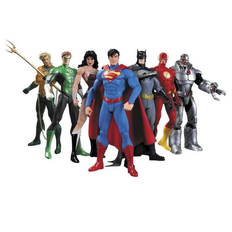 1 комплект 17 см DC Justice супергерой Супермен Бэтмен чудо женщина фигурка модель