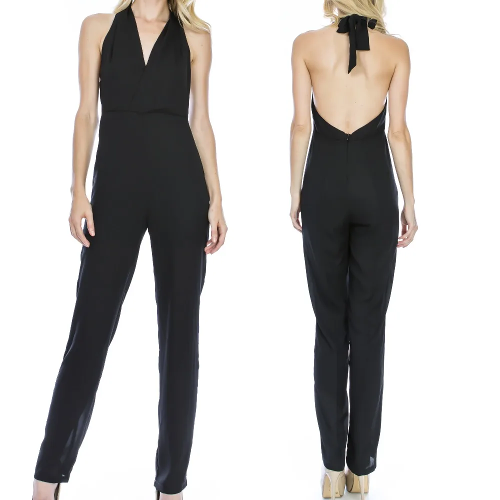 Long Pants Jumpsuit Holter neck Sexy 