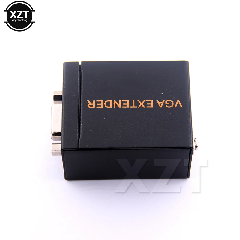 Горячая Распродажа 60 м одиночный RJ45 Cat 5e/6 сетевой кабель до VGA усилитель сигнала