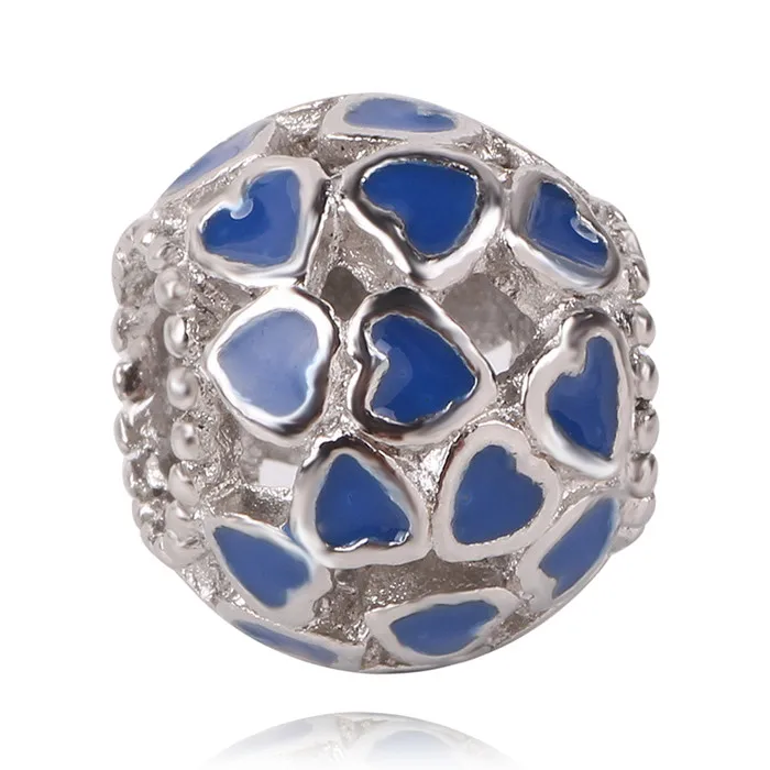 C155 AIFEILI, новинка, сделай сам, браслет Pandora, ювелирное изделие, европейский шарм, милая девушка, индивидуальная бусина, подарок, животное, кролик, собака, ретро, серебряная свинка - Цвет: C155