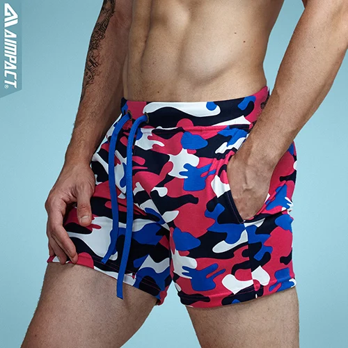 Camouflage 2 Новые модные повседневные мужские шорты с внутренним карманом, летние мужские шорты для отдыха, удобная домашняя одежда, мужские шорты для фитнеса и тренировок PF060 - Цвет: Camouflage 2