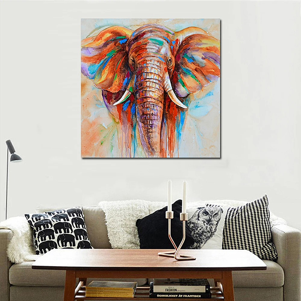 Картина на холсте с изображением слона 2 размера|canvas painting|art printdecorations for home |
