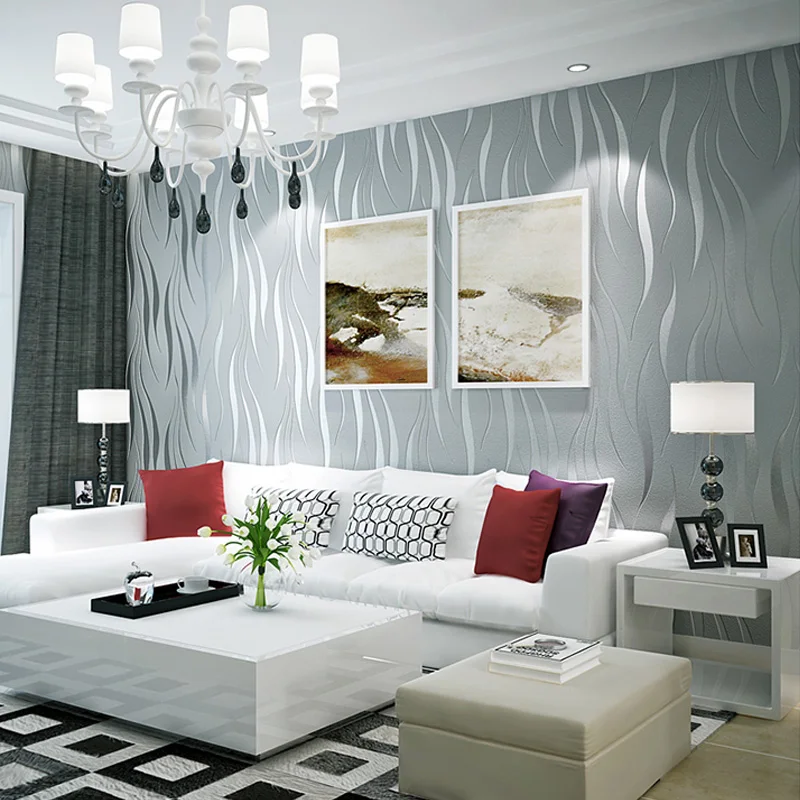 3D обои современные роскошные полосатые настенные бумаги для гостиной телевизора