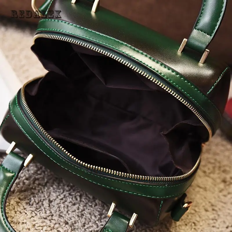 Новая мода Сумки универсальная сумка Бостон Твердые Ретро Портативный один