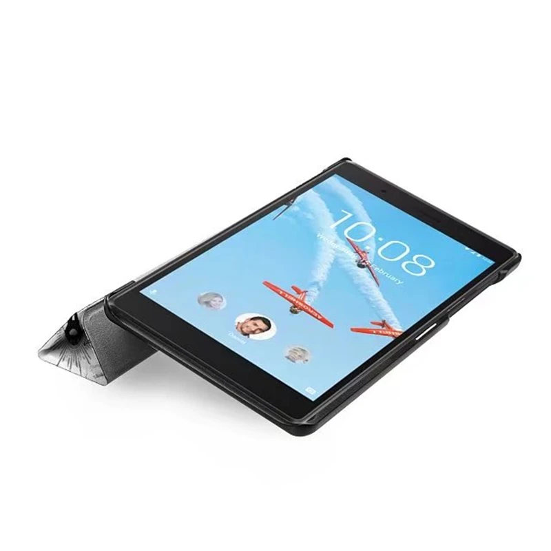 CucKooDo Lightweight Tri-Fold Stand Cover PU Leather Case For Lenovo Tab 4 7 (TB-7504F/TB-7504N/TB-7504X) Released in 2017 | Компьютеры и