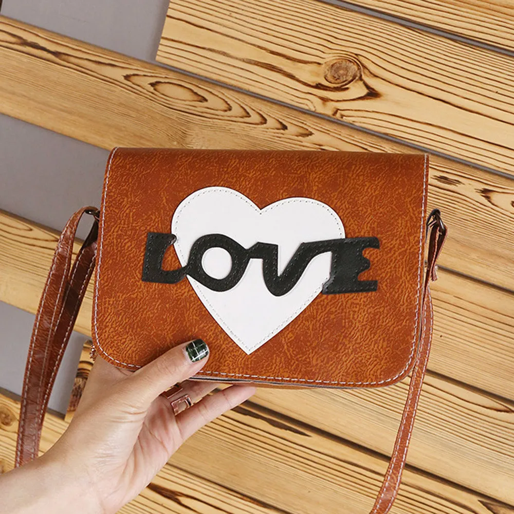 Женская сумка через плечо Aelicy с надписью love heart мессенджер для женщин 2020 bolsa feminina