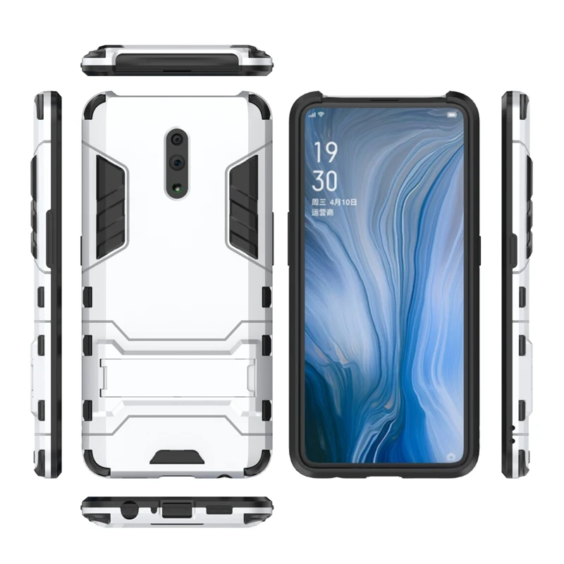 Сверхмощный армированный чехол противоударный на весь корпус для Oppo Reno/Reno 10x Zoom