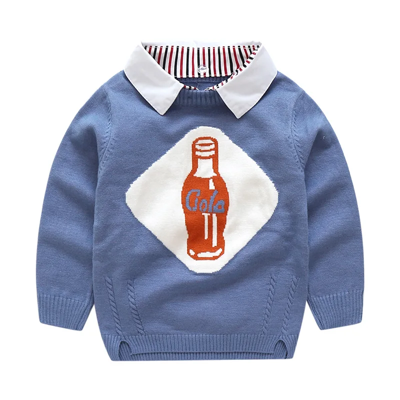 Детские свитера Свитера для маленьких мальчиков шерстяной свитер-свитер