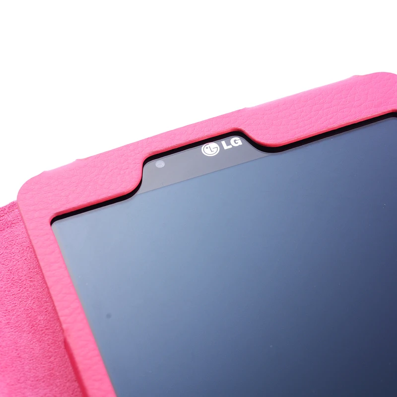 Чехол-накладка для LG G Pad 8,0 V480 V490, Одноцветный защитный чехол из зернистой кожи для LG G Pad V480, 8,0 дюймов, чехол+ Бесплатный подарок