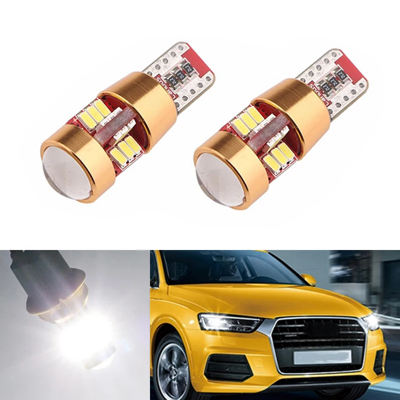 BOAOSI 2x Canbus Автомобильная клиновидная лампа W5W T10 LED 3014 SMD Лампа для AUDI A2 A3 8L 8P A4 B5 B6 A6 4B