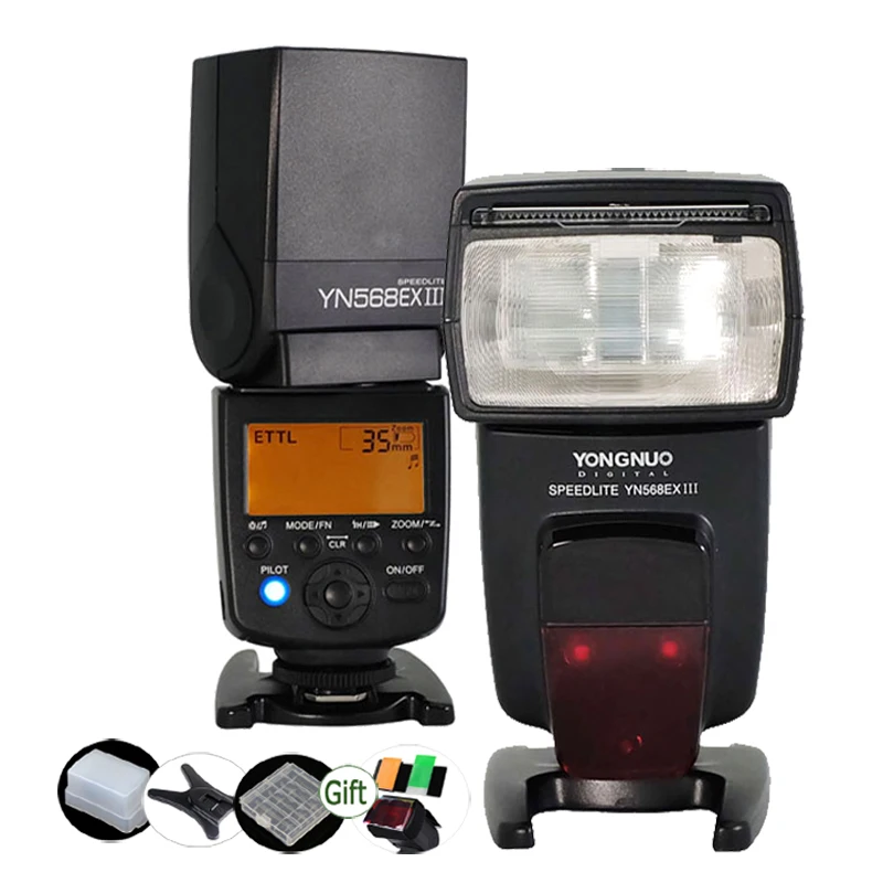 

YONGNUO YN568EX III Speedlite GN58 TTL Wireless HSS 1/8000s Flash Light for Canon DSLR Camera