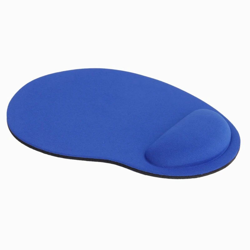 Коврик для мыши с подставкой на запястье синий|Коврики мышей| |