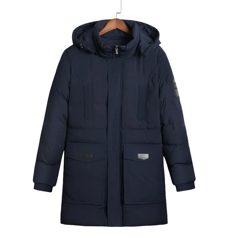 Мужские пальто Куртки длинные черные большие размеры 8XL 6XL 5XL 4XL одежда homme парка
