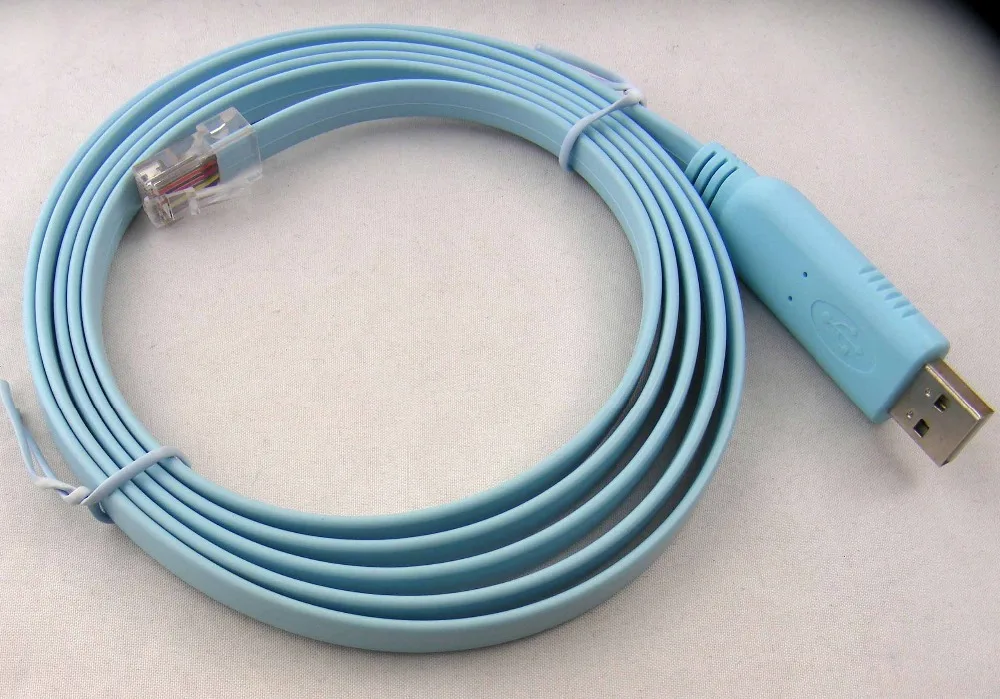 1 8 м FTDI chip USB к RS232 консоли rollover cable RJ45 8P8C|cable usb mp4|usb charger for ipadcable |