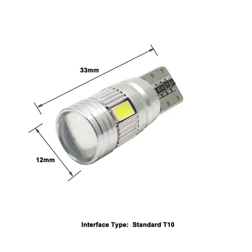 Автомобильный T10 габаритный фонарь номерной знак Тормозная головка для чтения