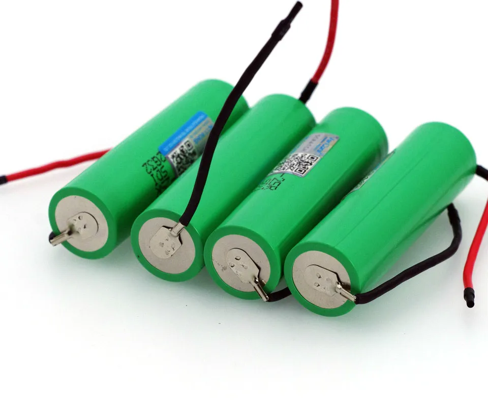 Varicore New 18650 2500mAh Battery INR1865025R 3.6 V Discharge 20A Dedicated Power + DIY Silicone Line |