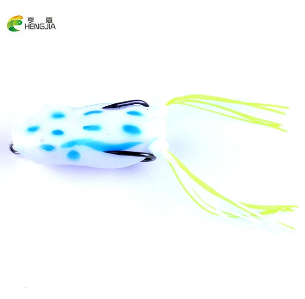 HENGJIA 5 шт Popper Frog 12 г см приманки лягушки мягкие для Snakehead бас лягушка рыбалки
