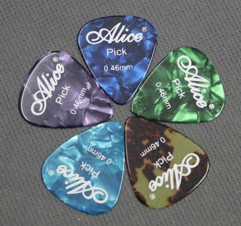 100 шт. медиаторы для акустической гитары Alice Celluloid 0 46 мм|guitar plectrum|guitar humbuckerguitar headstock