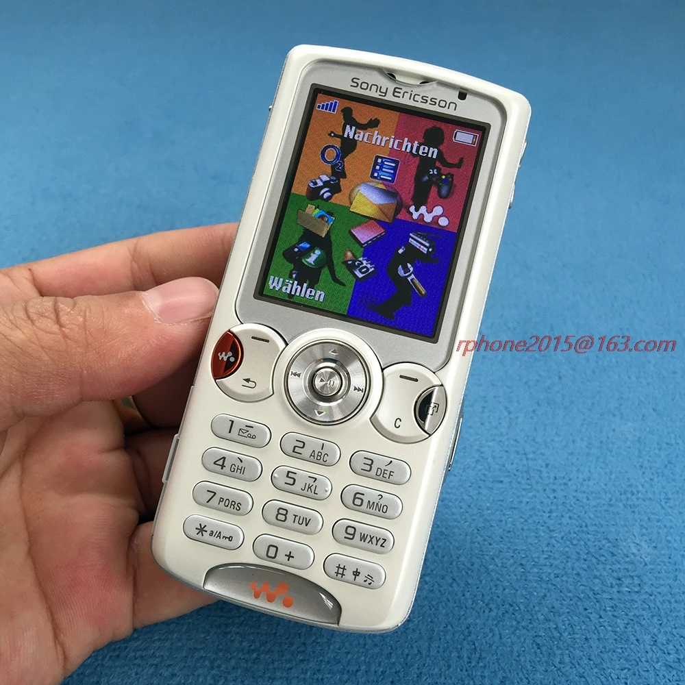 Отремонтированный мобильный телефон sony Ericsson W810 Bluetooth 2.0MP разблокированный W810i сотовый телефон