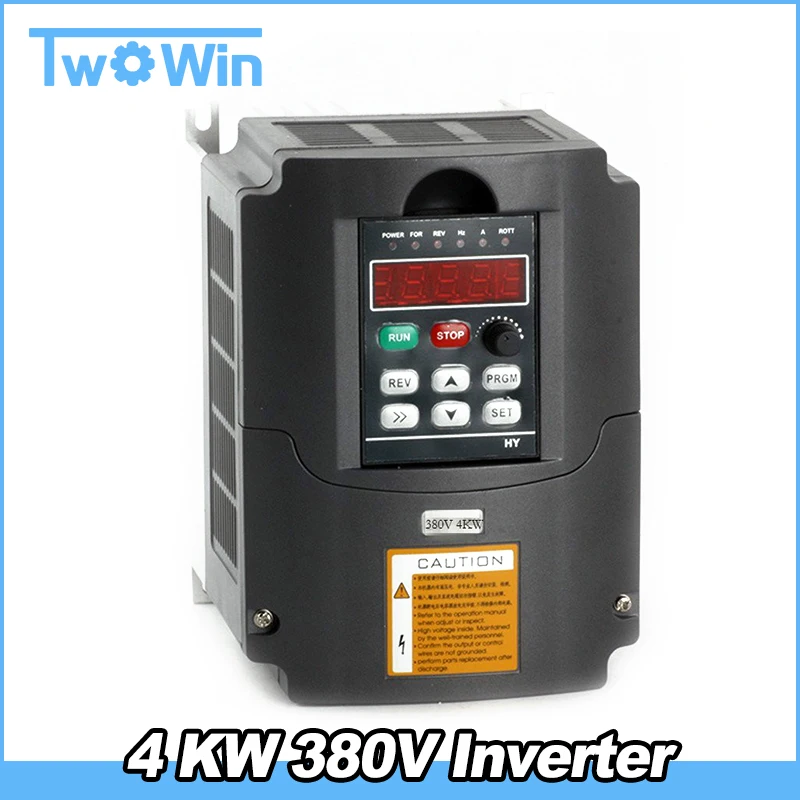 4kw 380 В переменного тока 5HP VFD частотно-регулируемый привод с частотно-регулируемым приводом преобразователь 3-фазный Вход 3-х фазный Инвертор Выходной частоты двигателя шпинделя