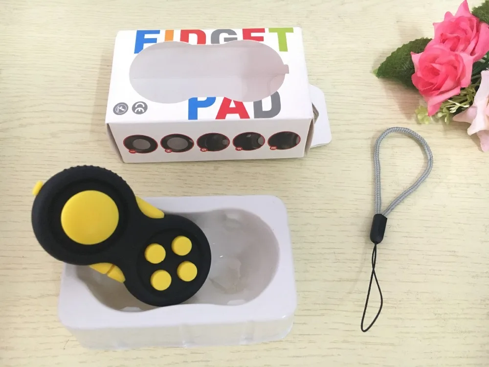 Game Controllers Magic Fidget Pad Cube Gamepad Children Desk Toy Adults Stress Relief ADHD Relieves Squeeze Fun Kids Toys | Игрушки и