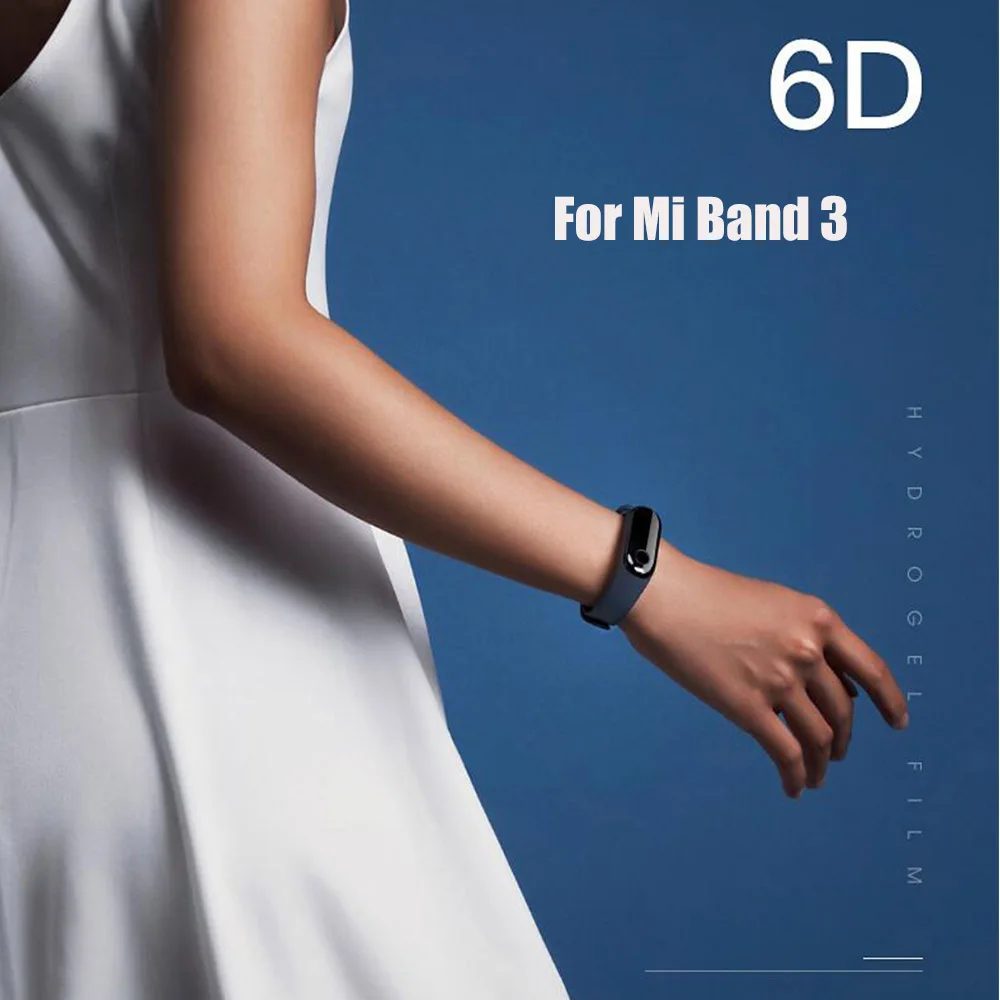Для Xiaomi Mi Band 3 Защита для экрана Miband3 HD ультратонкая пленка против царапин мягкая