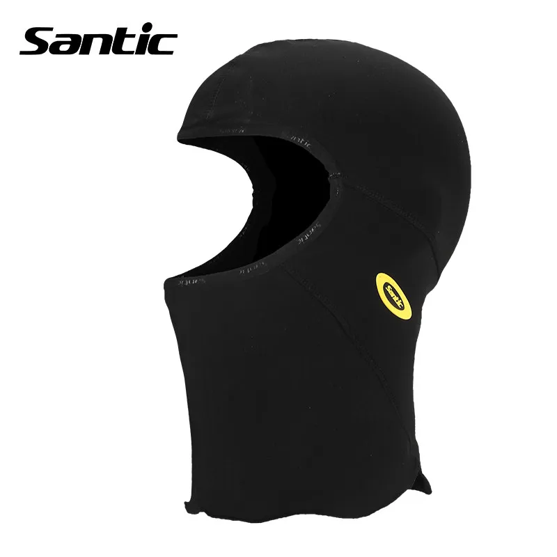 Santic, Мужская шапочка для езды на велосипеде, черные повязки на голову, для велосипеда, велоспорта, ветрозащитные зимние шапки, теплая Кепка, для велоспорта, женская, casquette 5C09043/W9P0 - Цвет: 5C09043