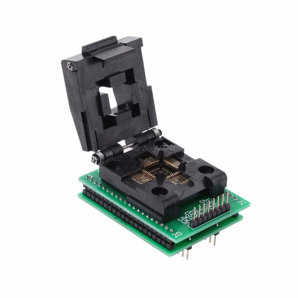 Адаптер программирования TQFP44 К DIP40 IC Socket STC Turn сиденье для записи Прямая