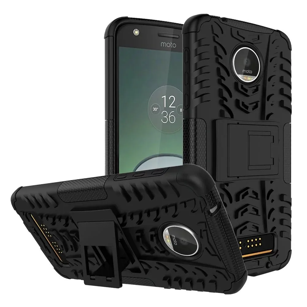 Для Motorola Moto Z play XT1635 Чехлы жесткий чехол сверхмощный Броня гибридный прочный