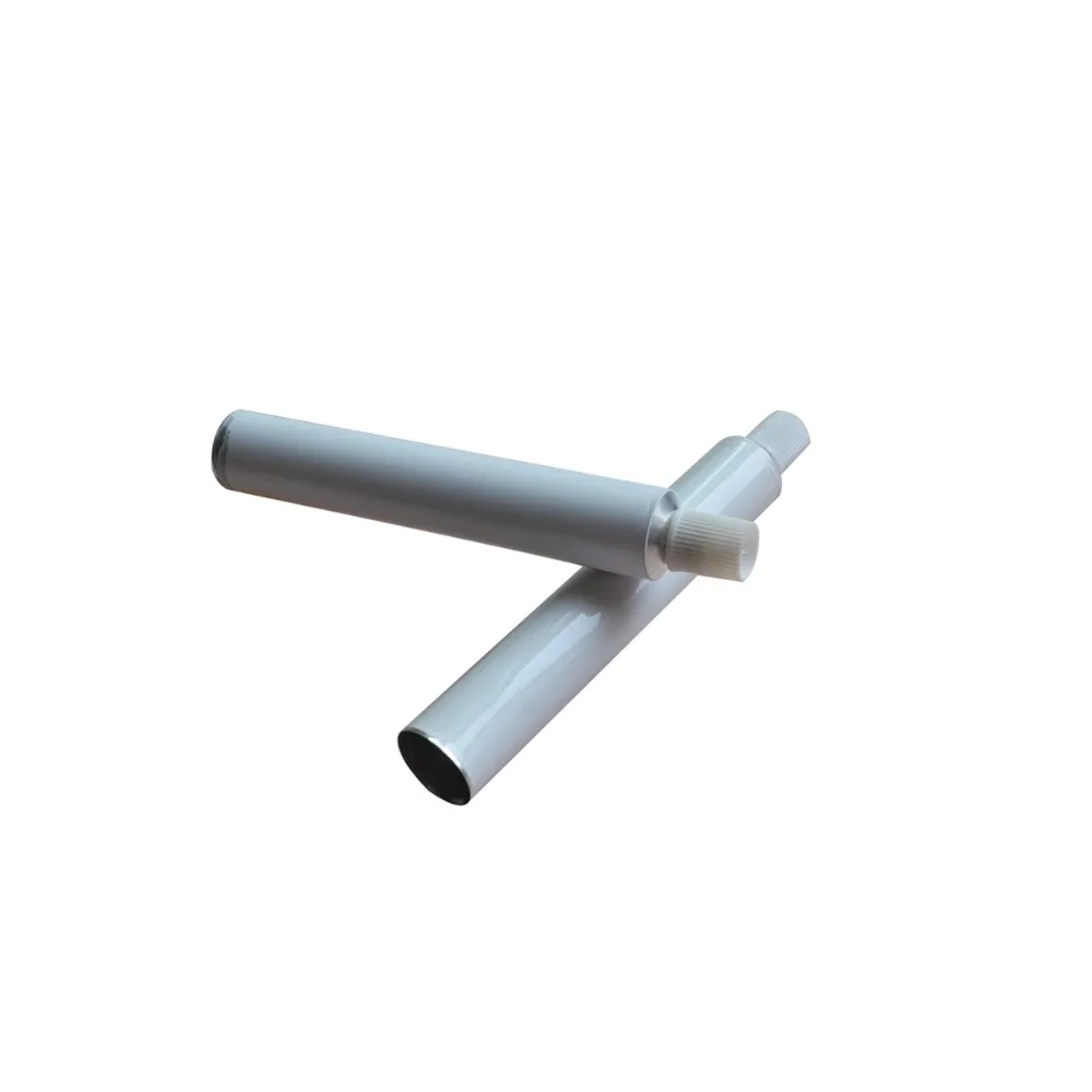 Оптовая продажа 100 шт. 10 мл Пустые алюминиевые тюбики для зубной пасты с