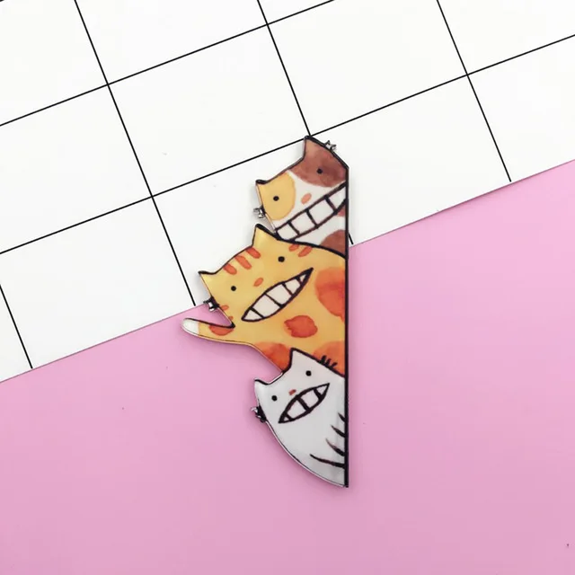 1 шт. милые Мультяшные значки на булавке Kawaii значок значки на рюкзак значки на одежду акриловые значки