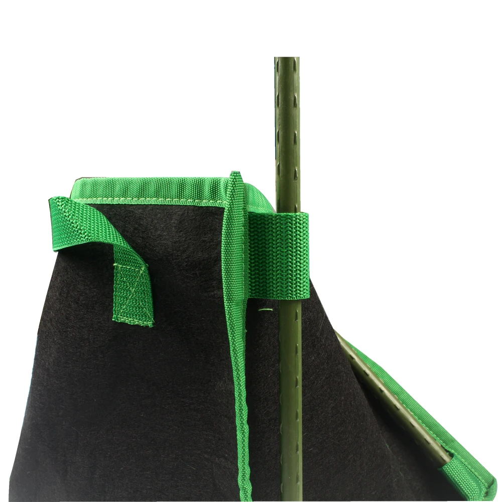 Квадратная сумка для выращивания растений с зелеными ручками|grow bag|plant grow bagsgrow plant