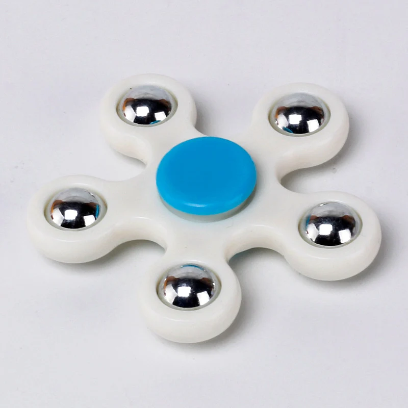 10 шт. пять бусин фиджет Спиннер ручной EDC Spinner пятиугольник Сталь мяч для снятия